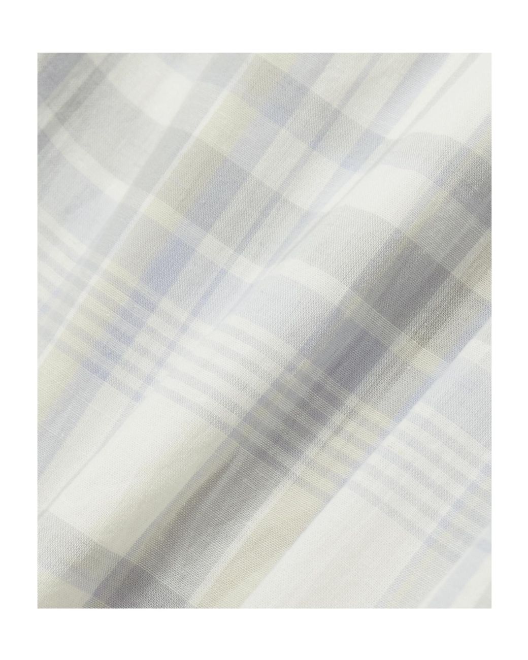 Theory White Plaid Mini Dress