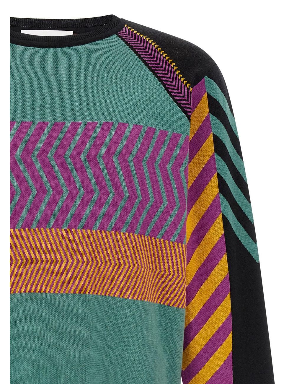Kiko Kostadinov Green Gizi Panelled Jumper for men