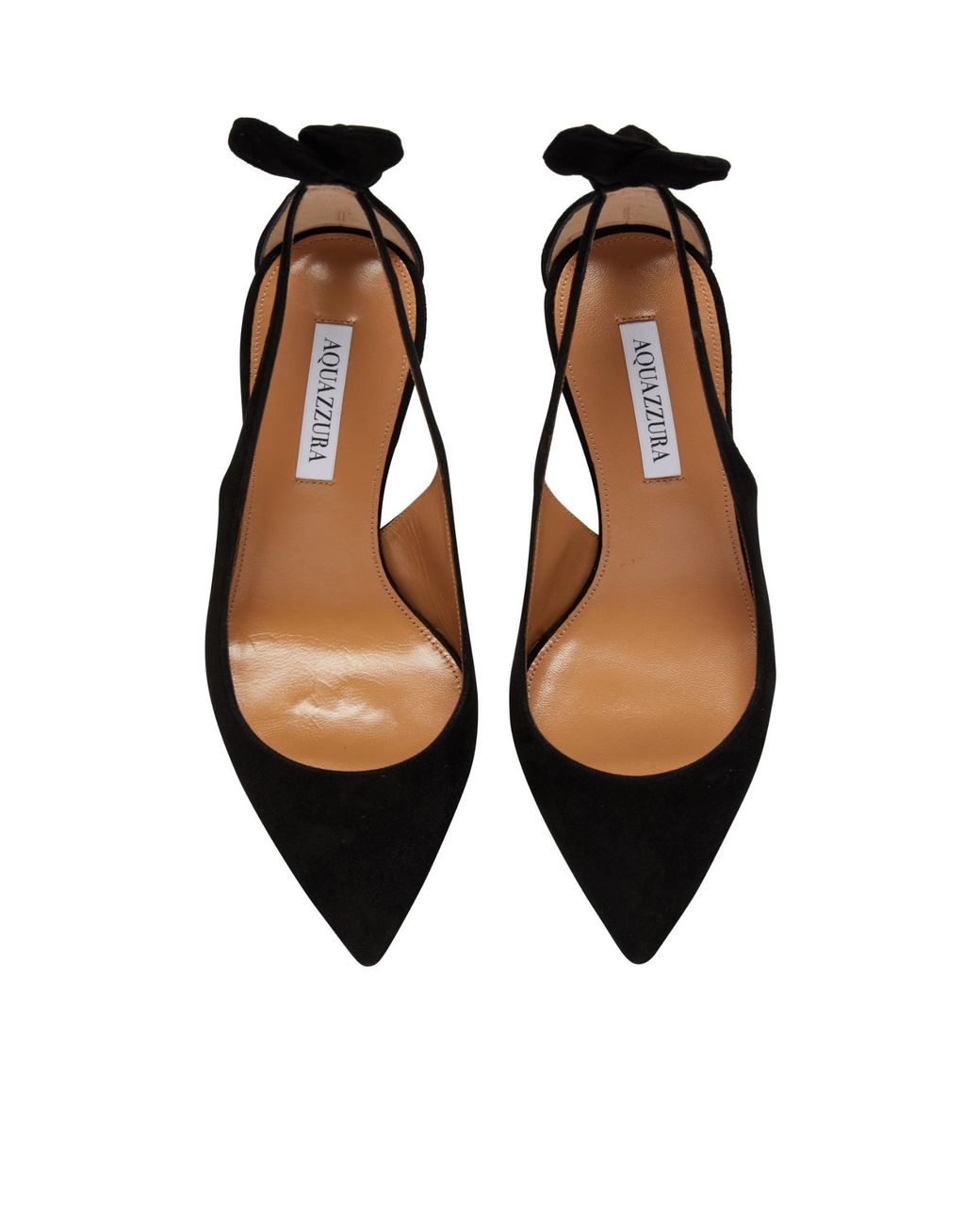 Aquazzura Black Pointed High Heels