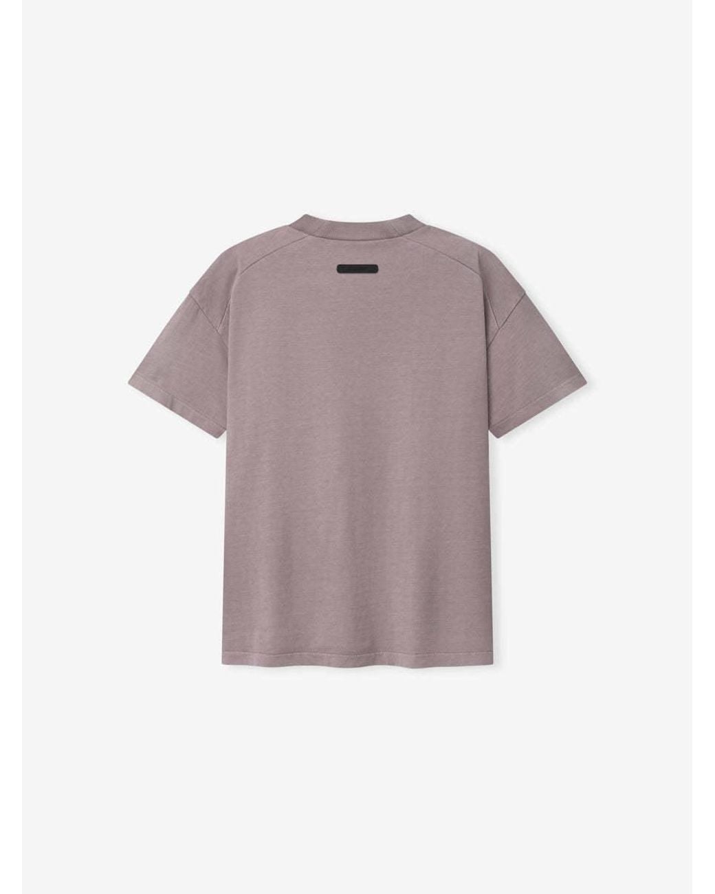 Fear Of God Gray Short-Sleeved T-Shirt