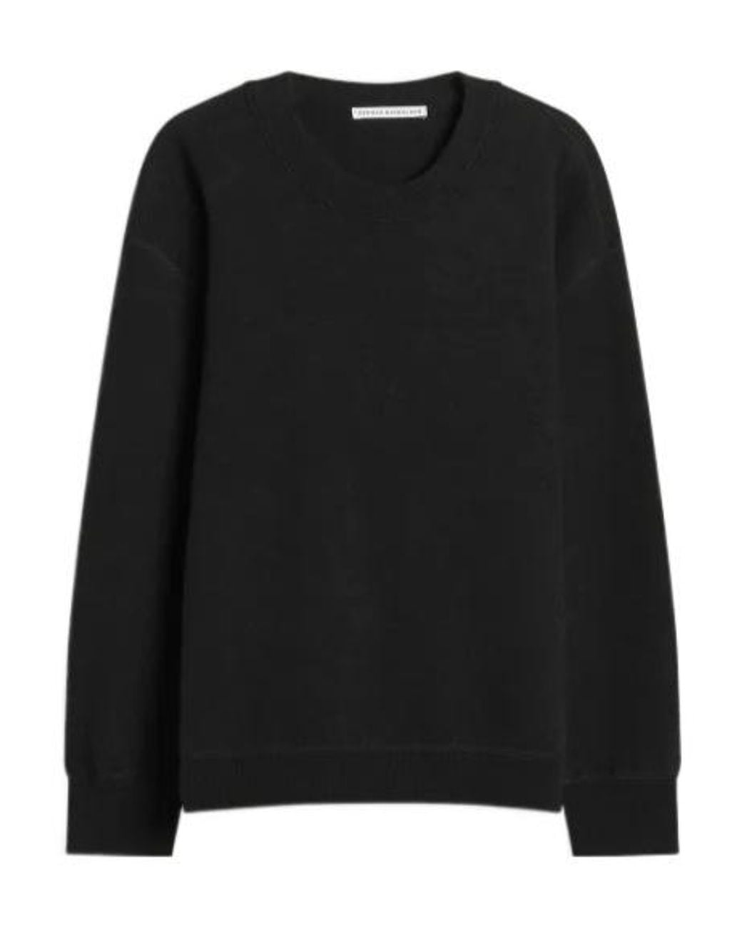 Studio Nicholson Black Long-Sleeve Knit Top for men