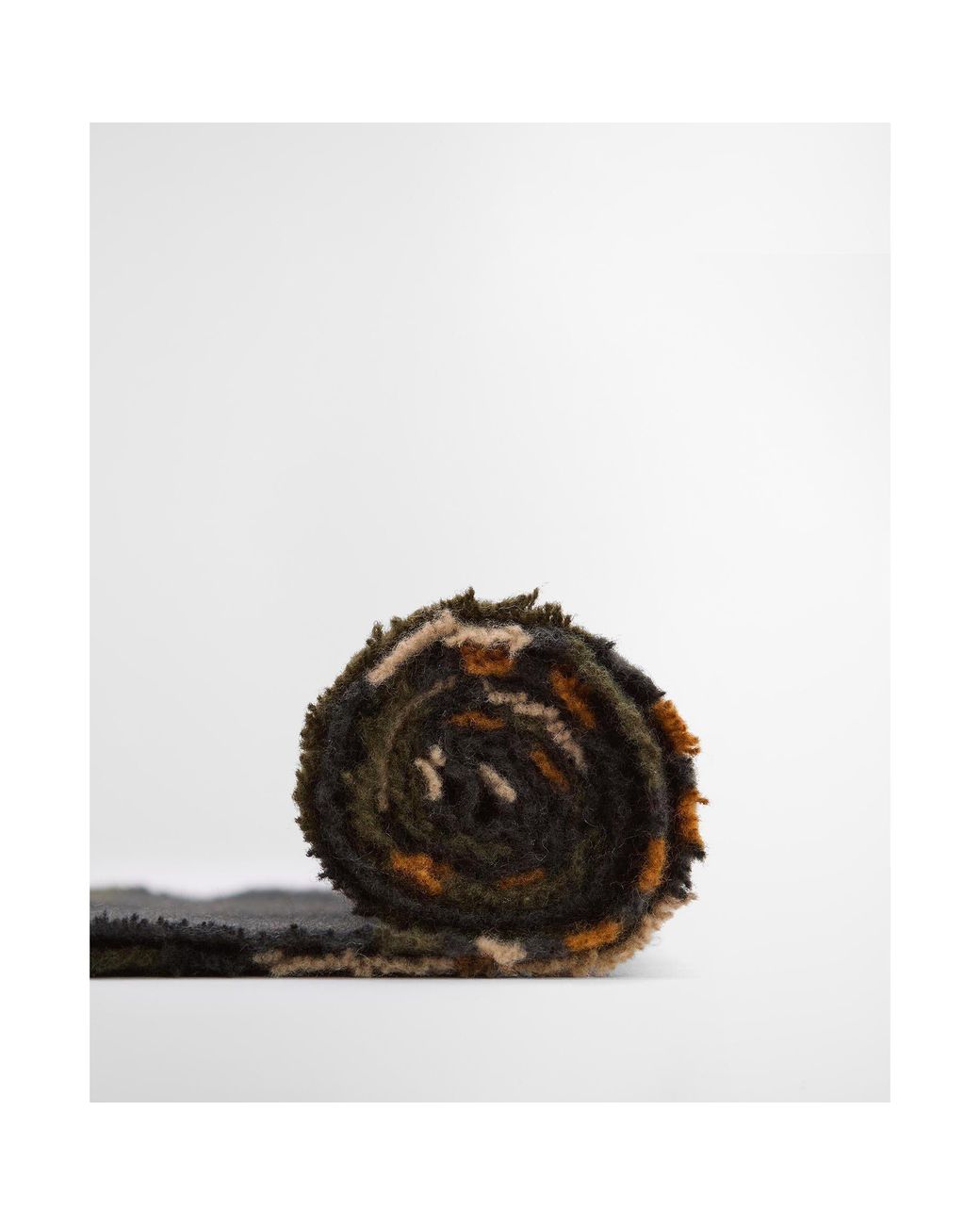 Barbour Black Striped Scarf for men