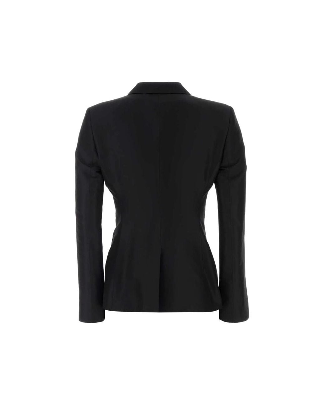 Gucci Black Faille Collared Jacket