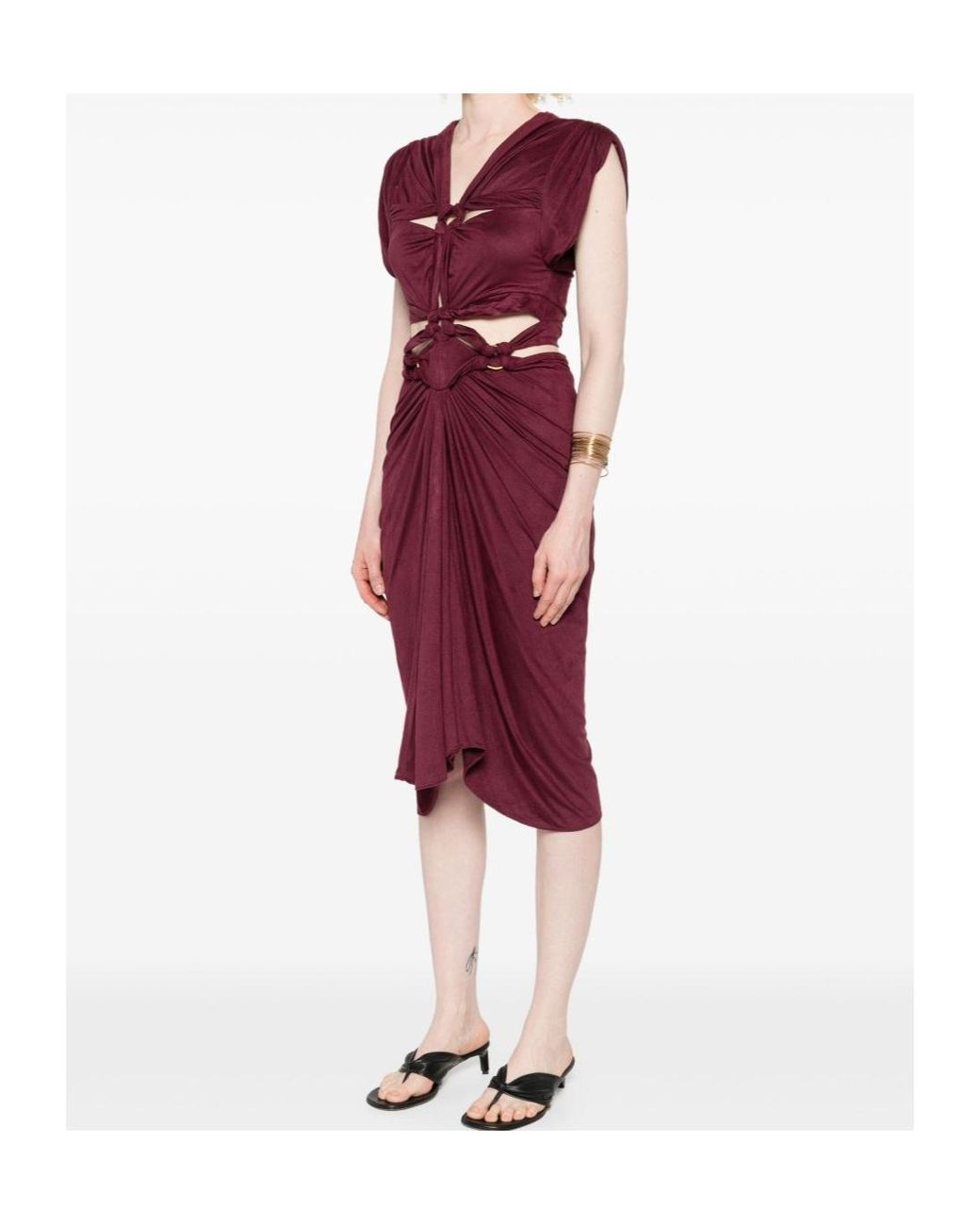 Isabel Marant Purple Lexia Dress