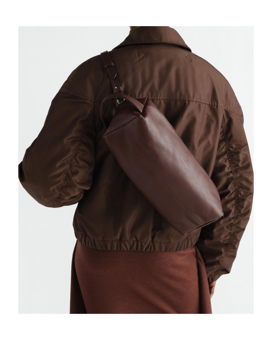 Lemaire Brown Care Shoulder Bag for men
