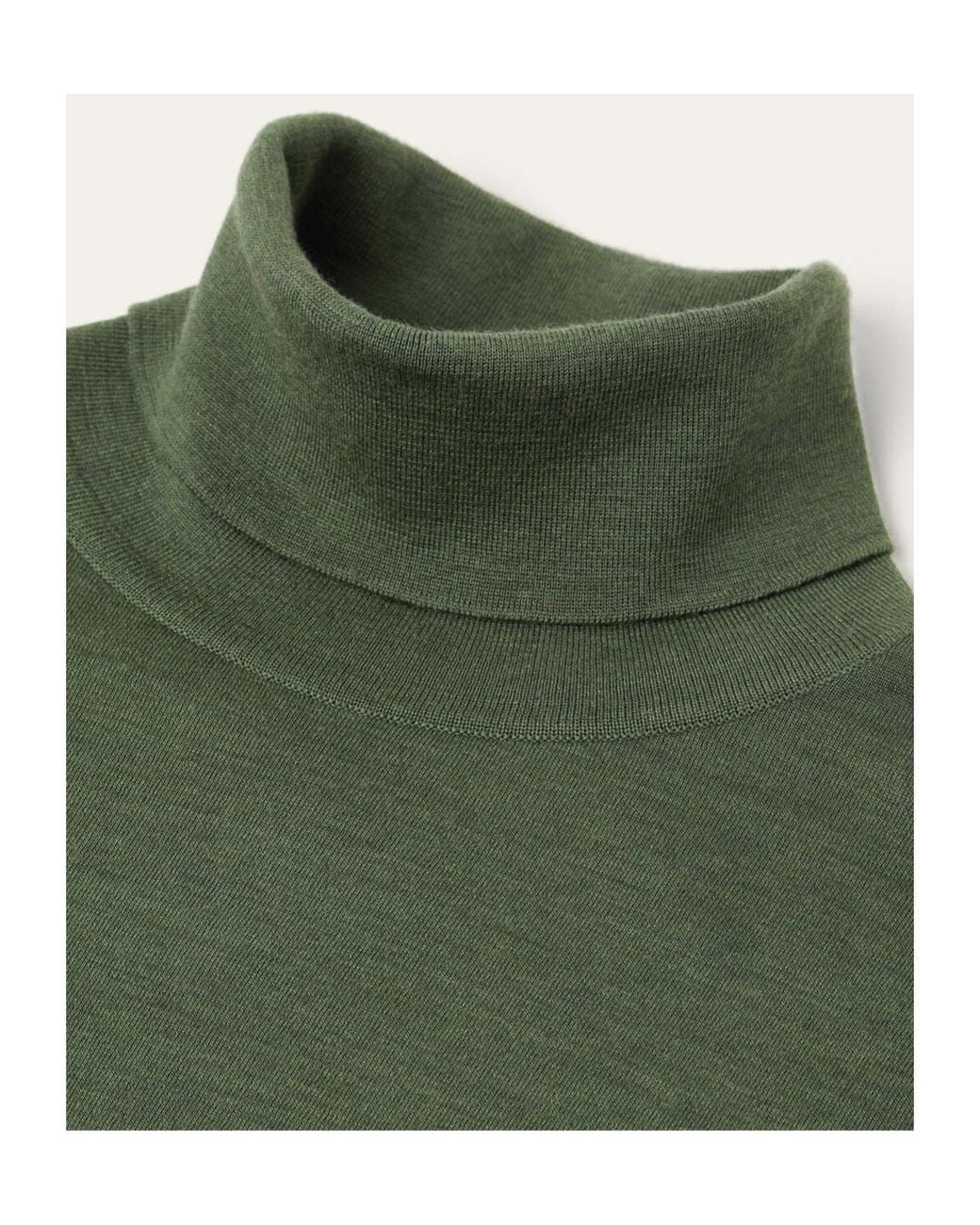 Loro Piana Green Turtleneck for men
