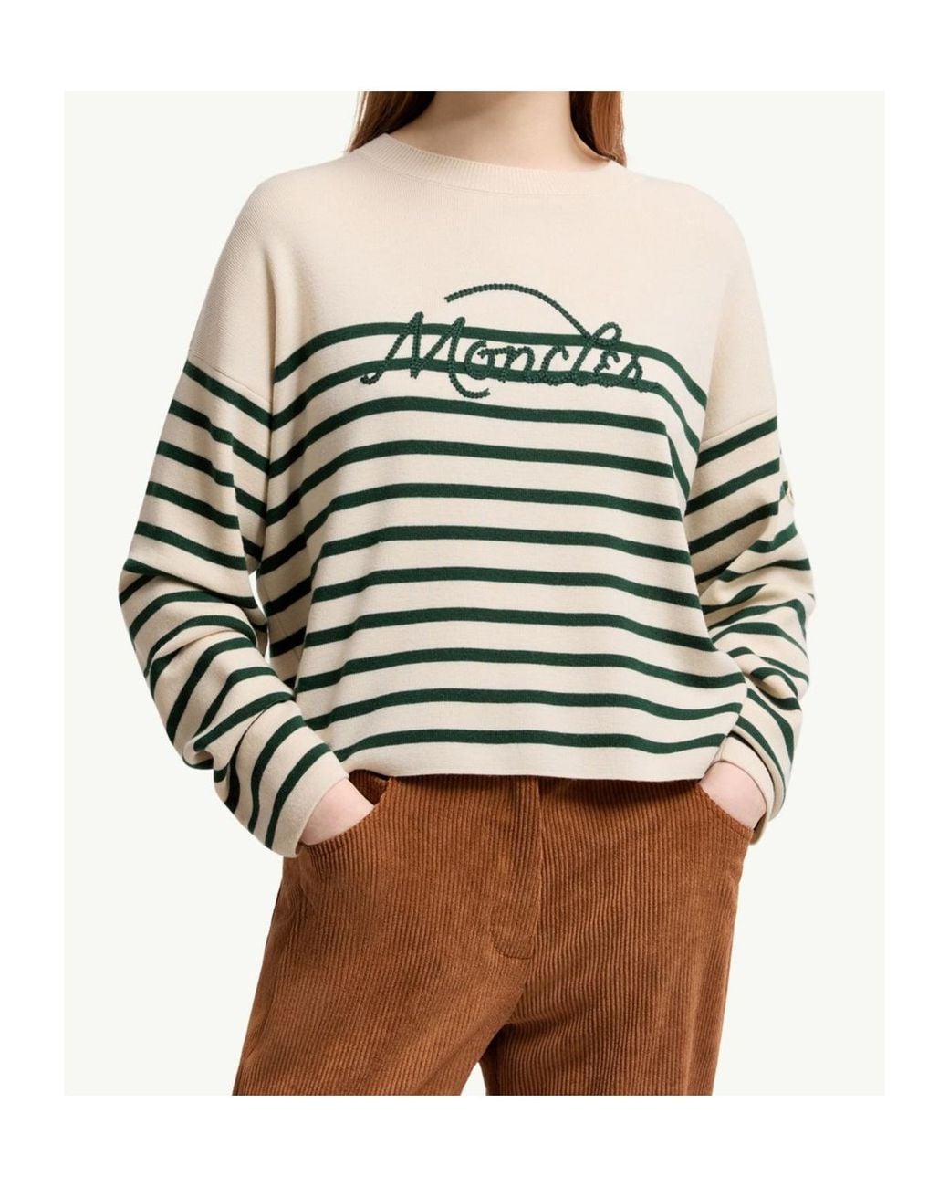 Moncler Multicolor Striped Crewneck Jumper