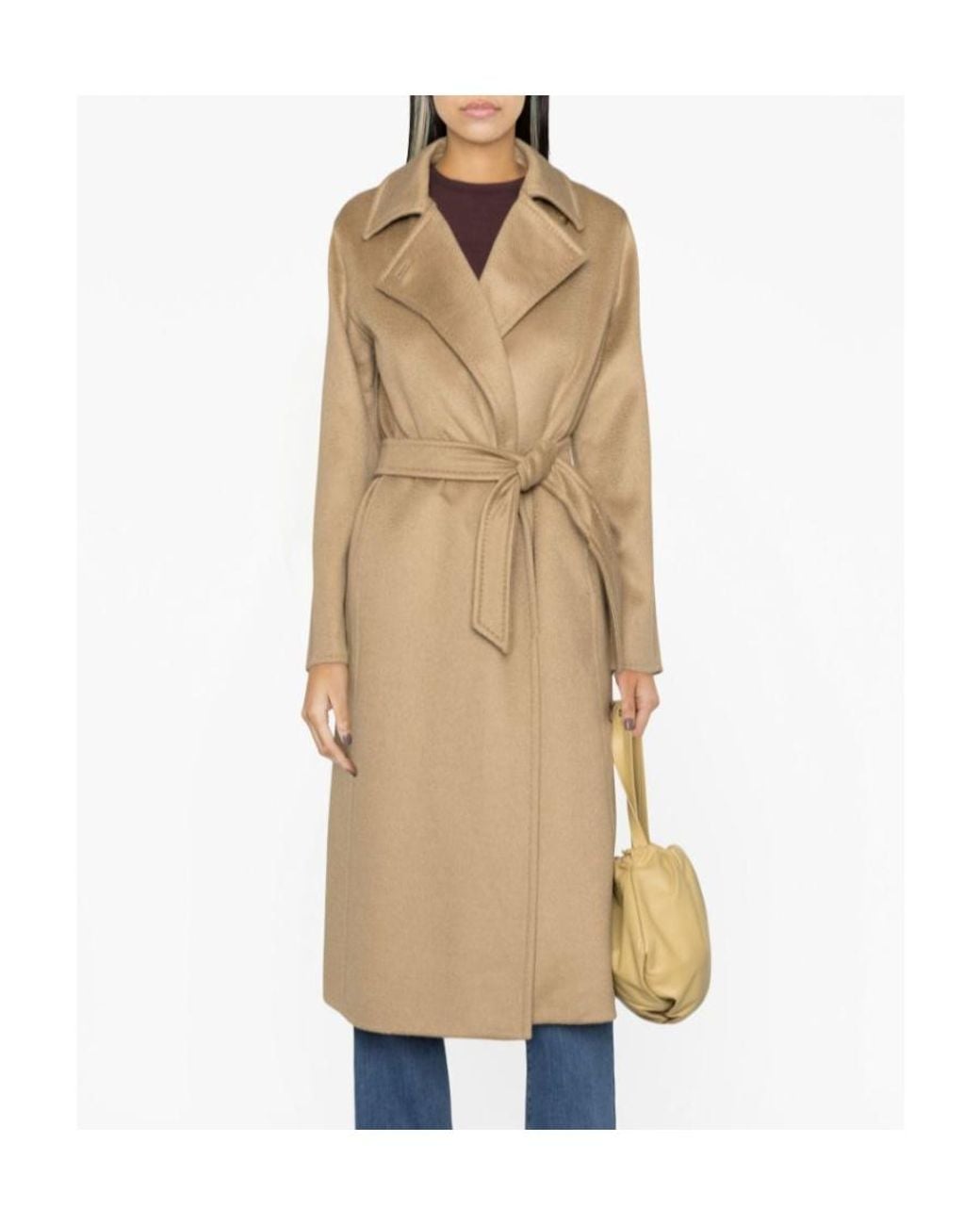 Max Mara Natural Manuela Icon Belted Coat