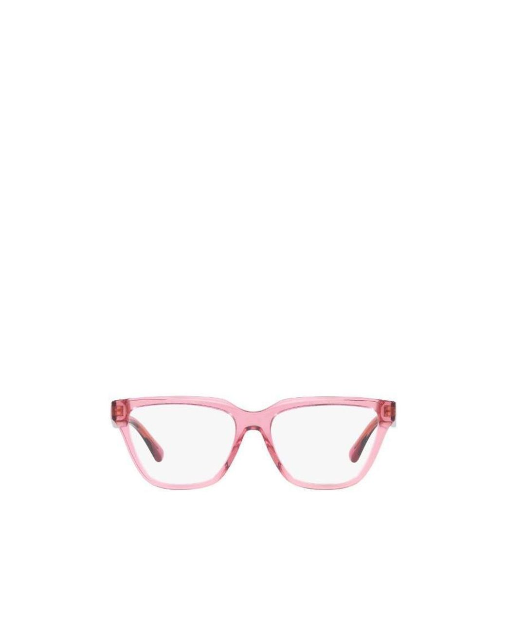 Emporio Armani Pink Cat-Eye Frame Glasses