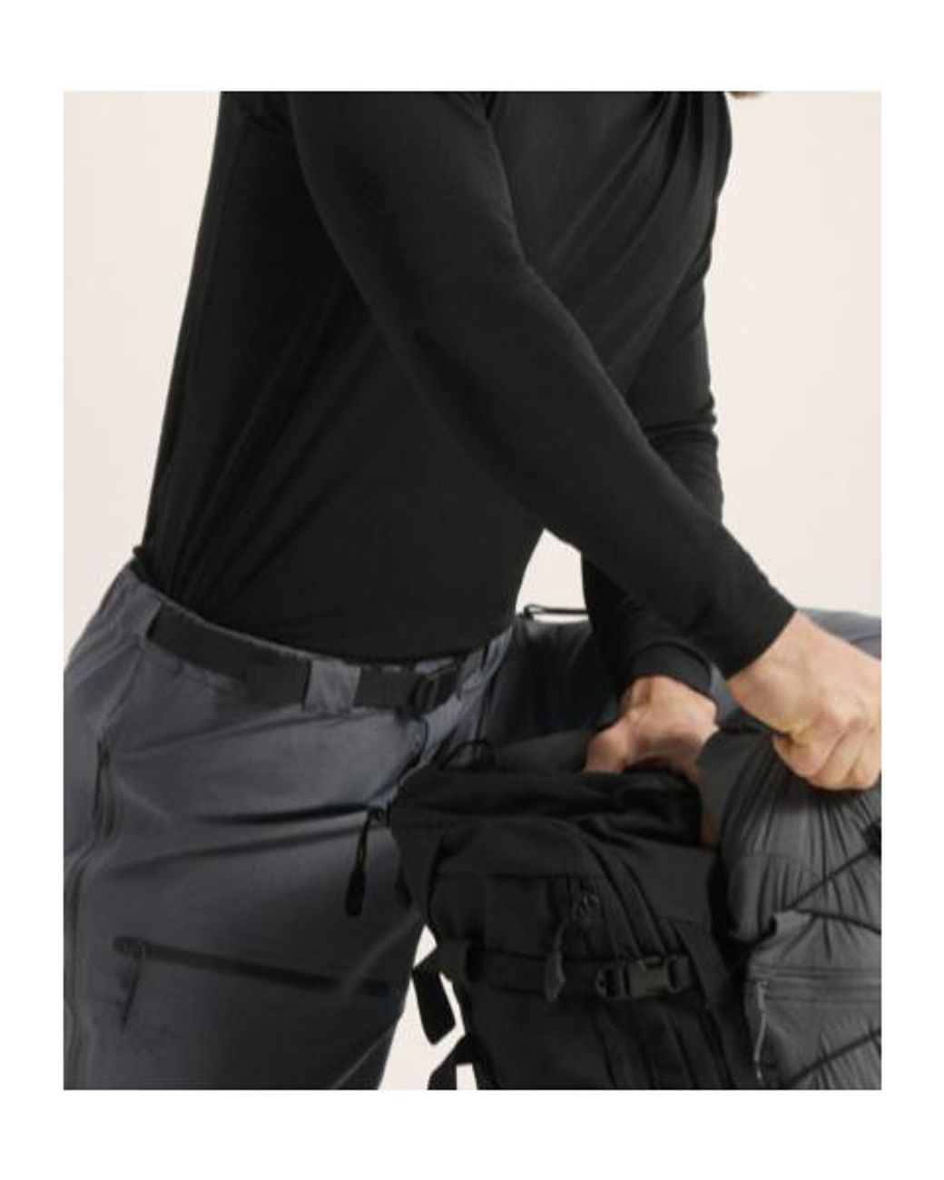 Arc'teryx Black Cold Wx Ls Shirt Ar for men