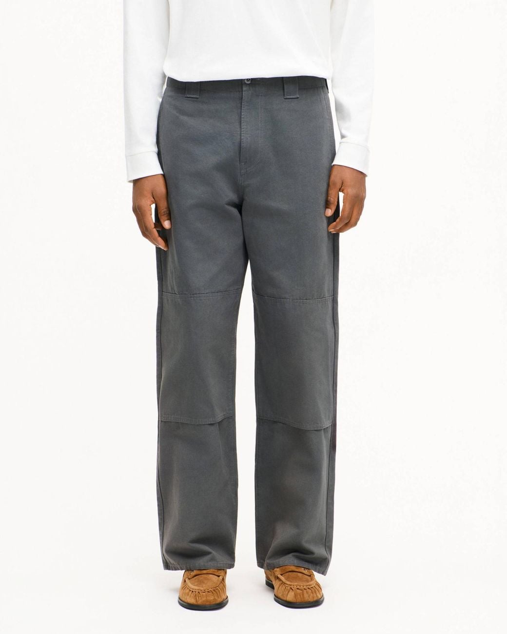 KENZO Gray Double Knee Chino for men
