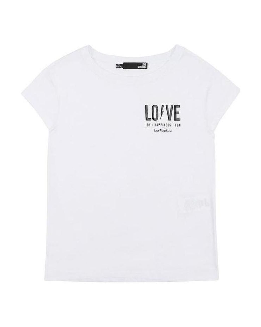 Armani Jeans White Crew-Neck Logo T-Shirt