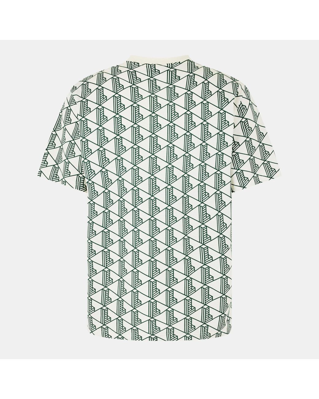 Lacoste Green All Over Print Mono T-Shirt for men