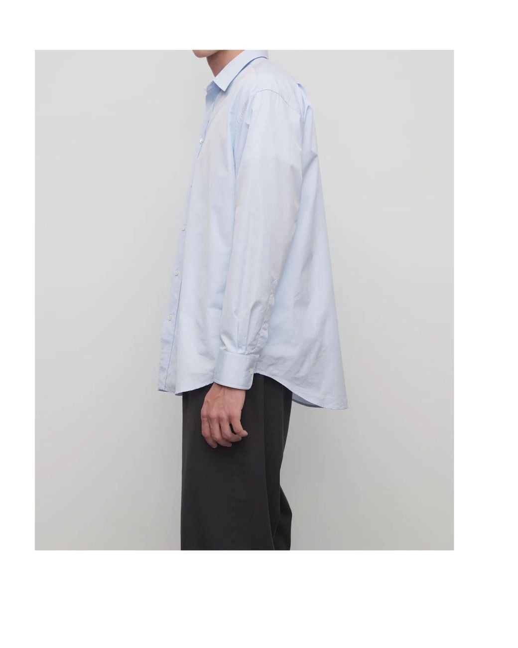 The Row Blue Granada Cotton Shirt for men