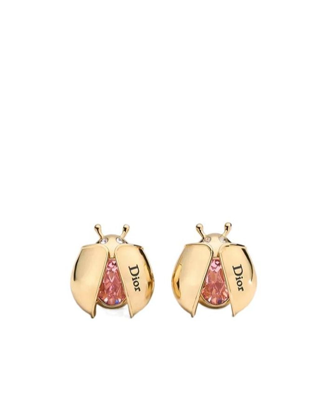 Dior Metallic Lady Spark Stud Earrings