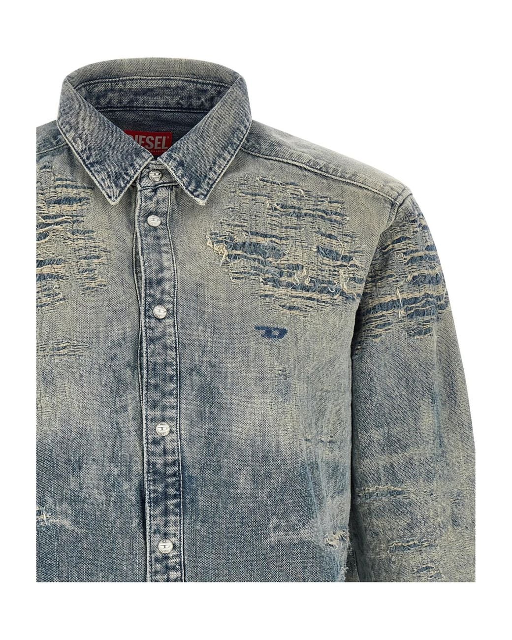 DIESEL Gray D-Simply Shirt for men