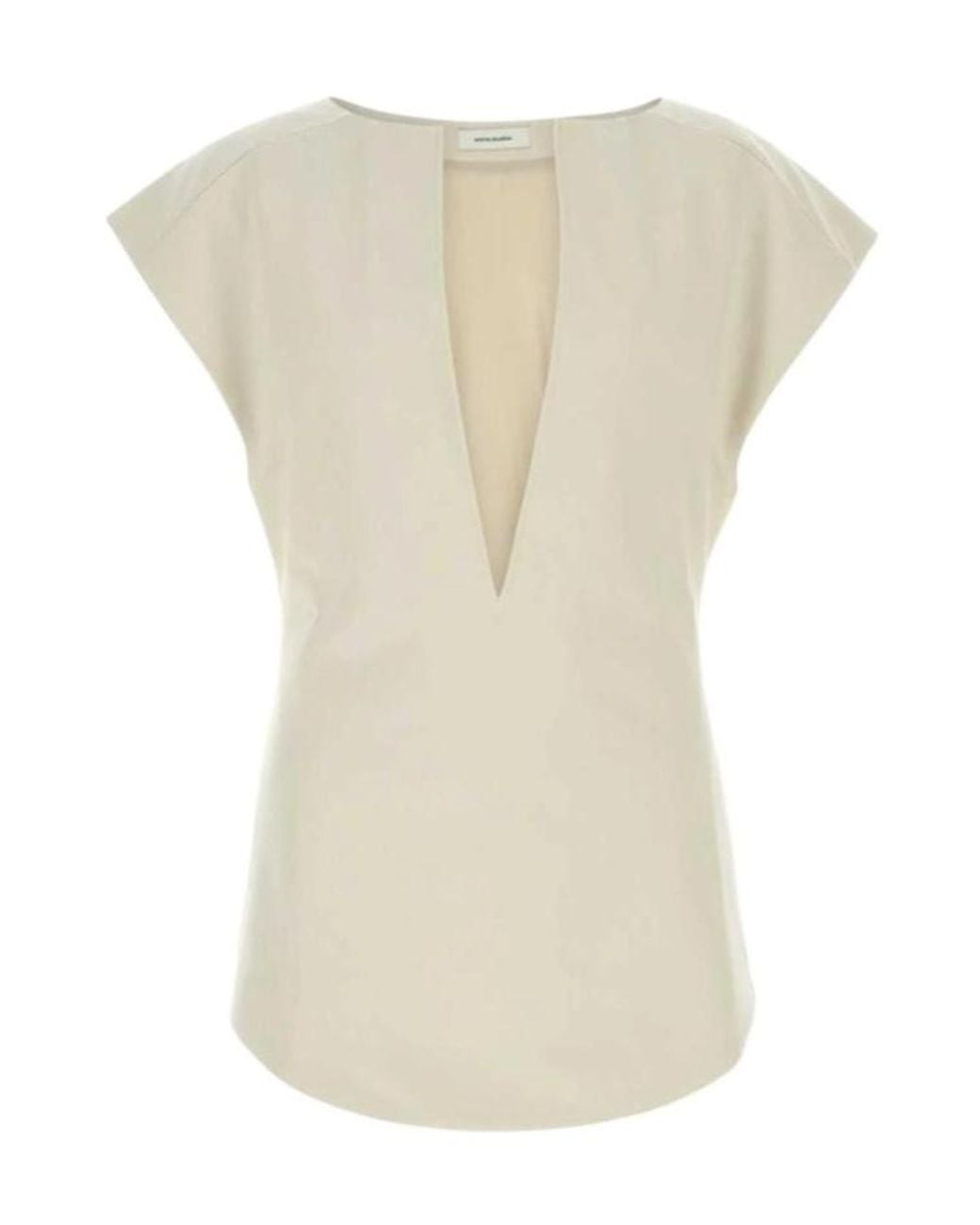 Entire studios Natural Deep Vee Tank Top for men