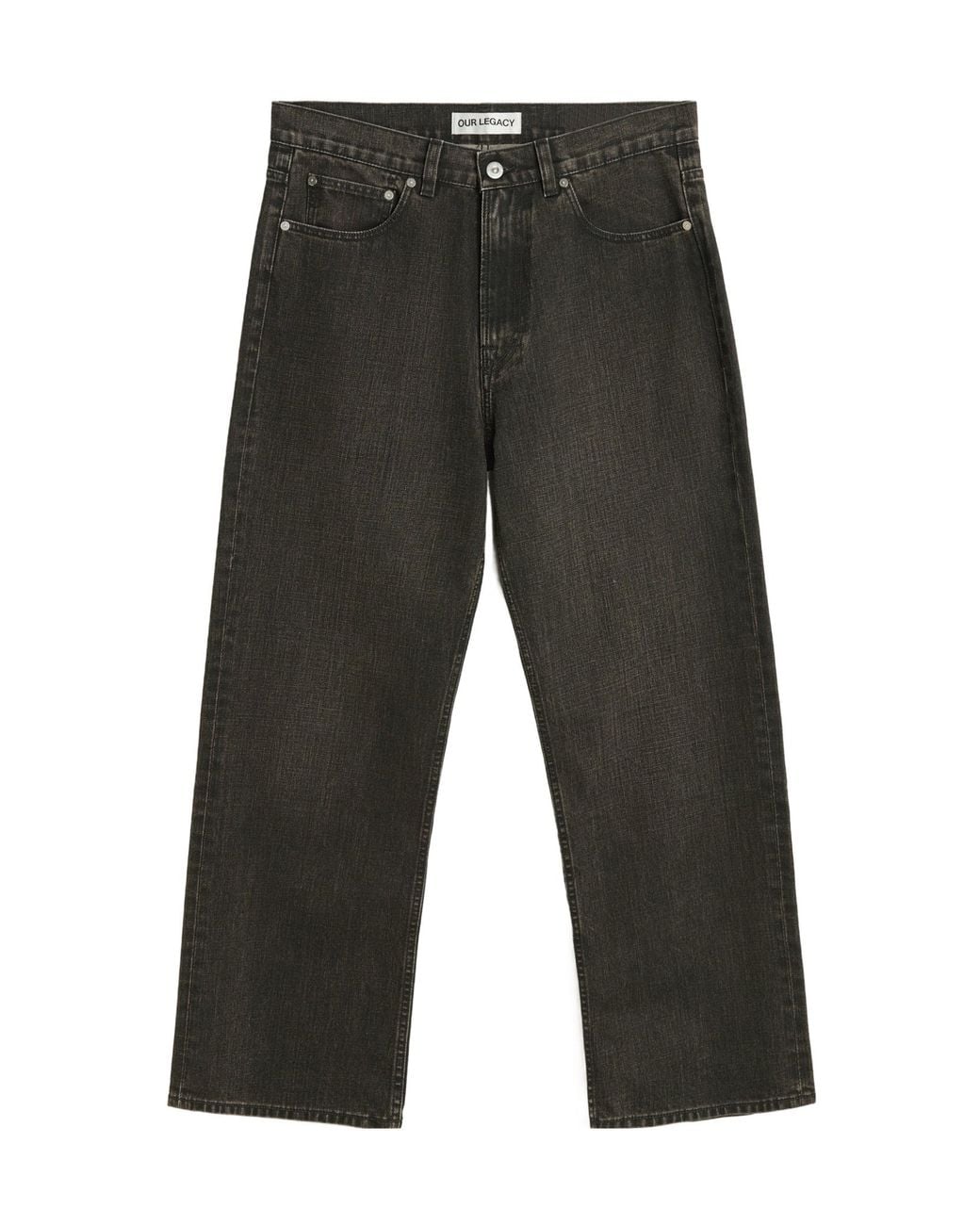Our Legacy Gray Third Cut Jeans for men