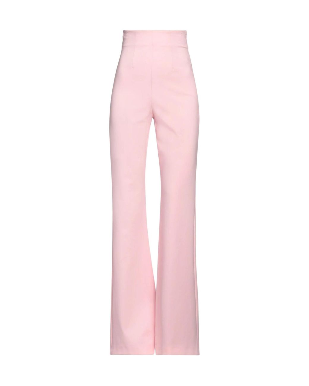Sportmax Pink Plain Colour Casual Trousers