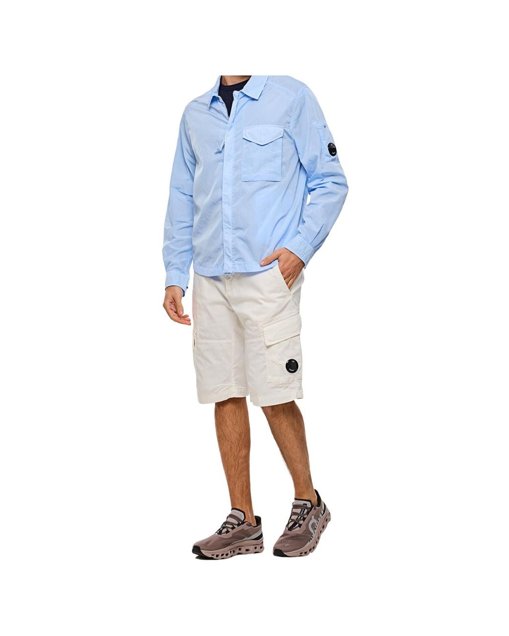 C P Company Blue Utility Jacket for men