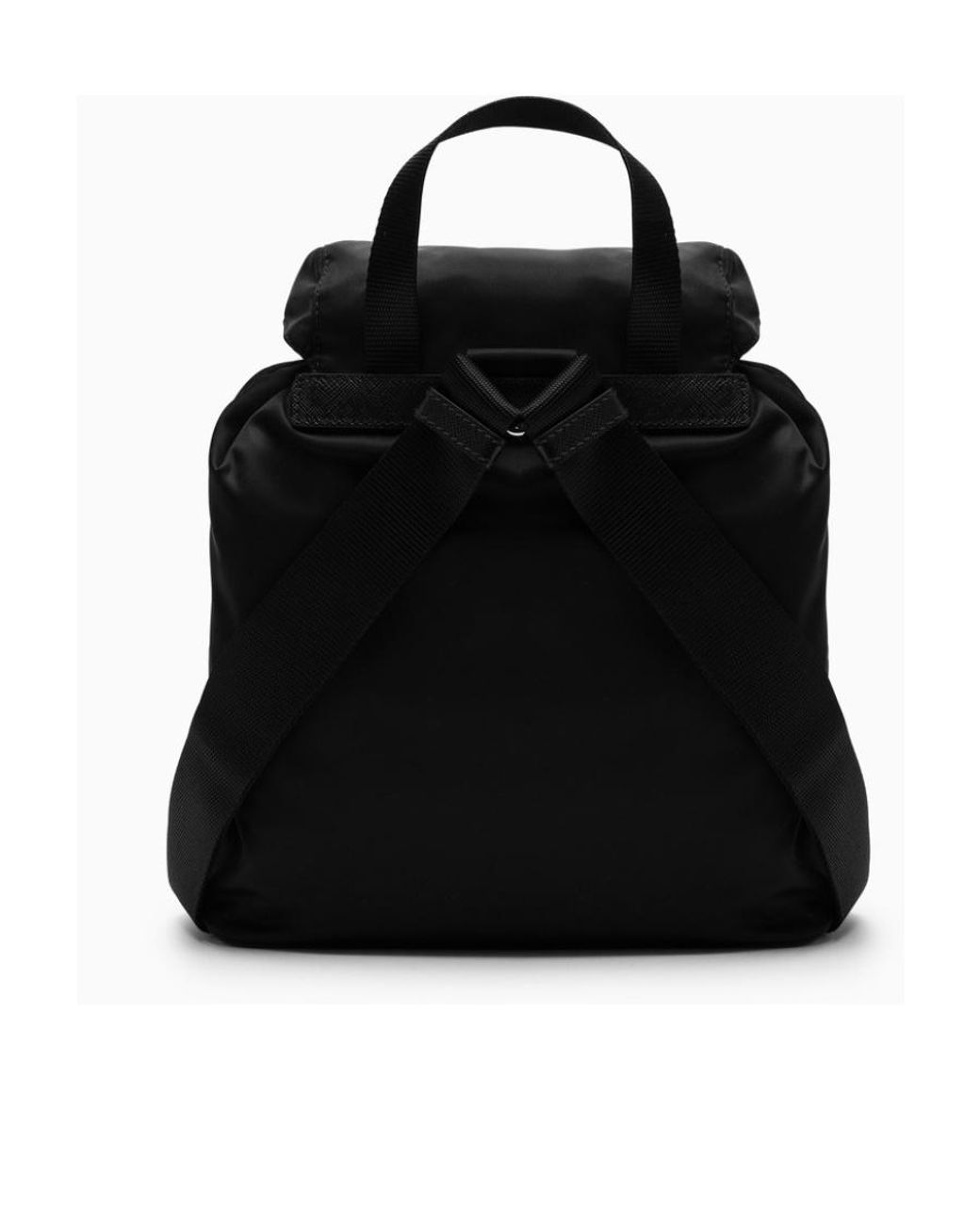 Prada Black Logo Backpack