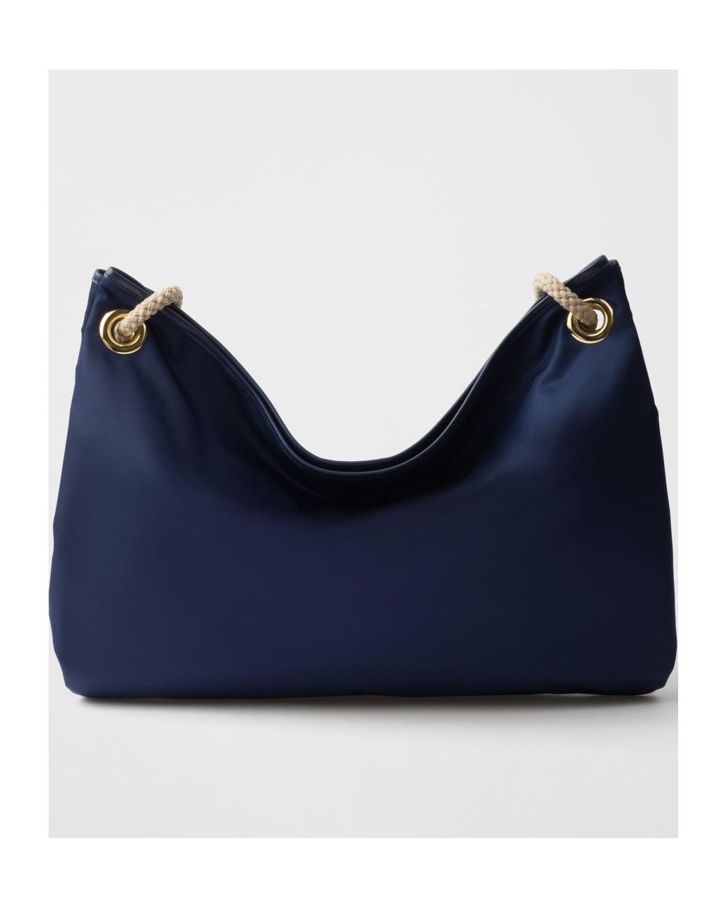 Prada Mariner Large Re-Nylon Shoulder Bag in Blue | Lyst
