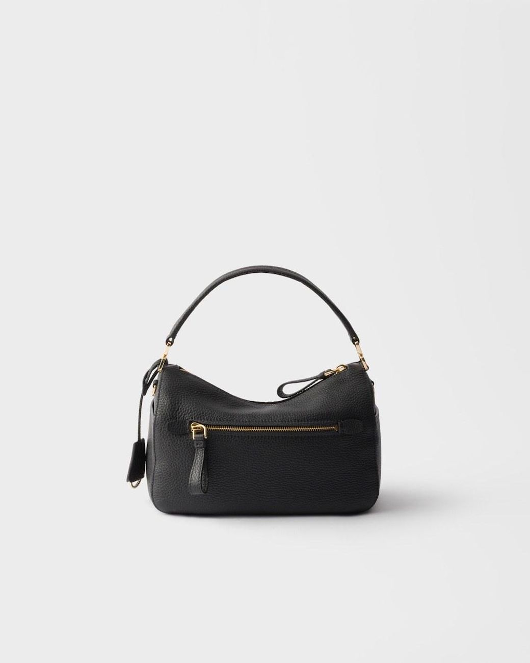 Prada Black Zip-Up Handbag