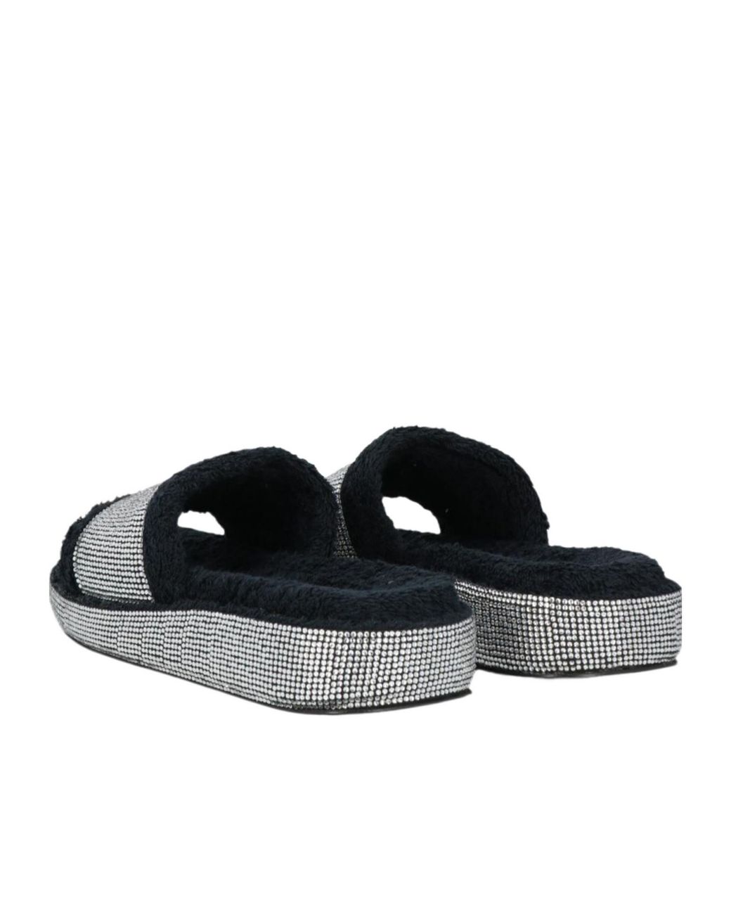Dolce & Gabbana Black Plain Colour Sandals