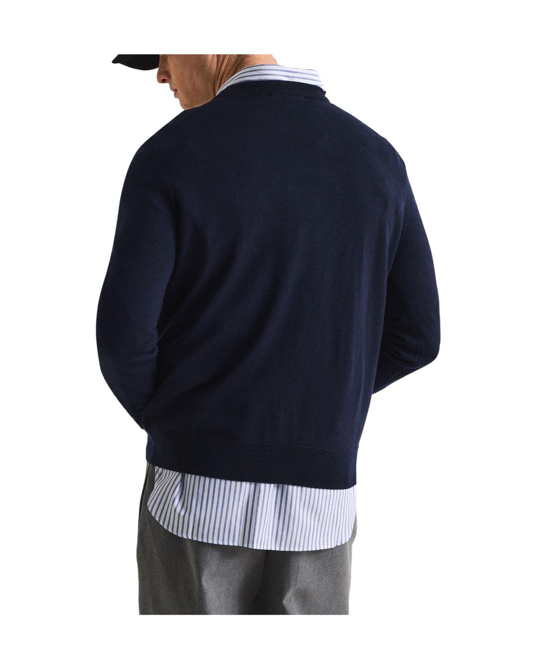 Maison Kitsuné Blue Comfortable Wool Sweater for men