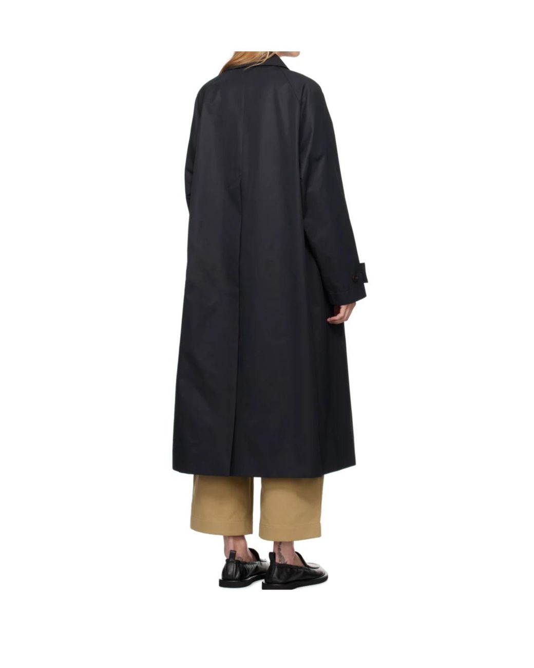 Studio Nicholson Blue Holin Single-Breasted Coat