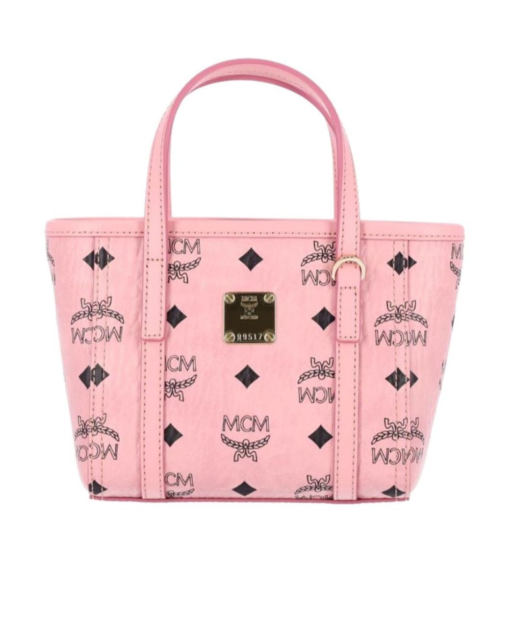 MCM Pink Toni Top-Zip Mini Shopper Bag for men