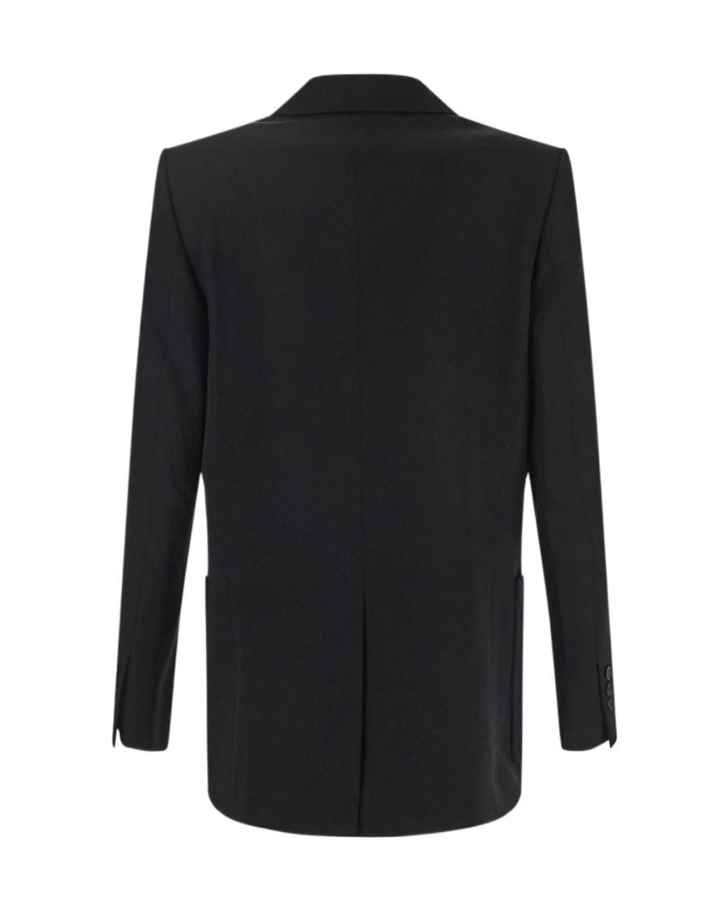 Balmain Black Double-Breasted Blazer for men