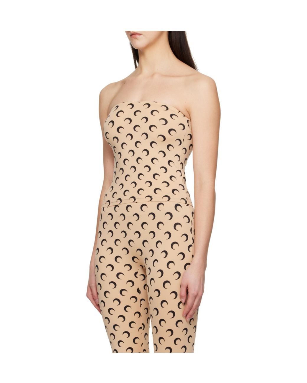 MARINE SERRE Natural Moon Phase Print Top