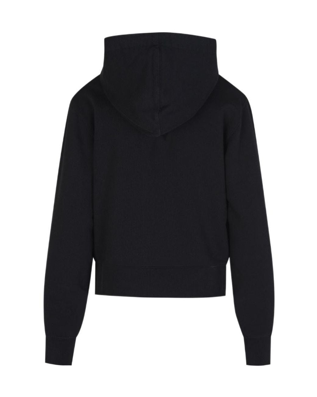 Palm Angels Blue Long-Sleeved Hooded Sweater