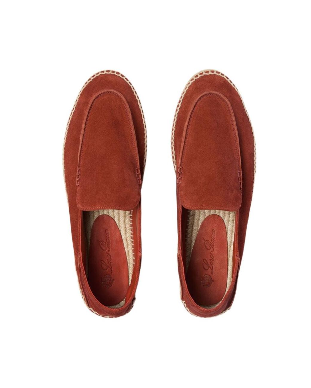 Loro Piana Red Seaside Walk Espadrille for men
