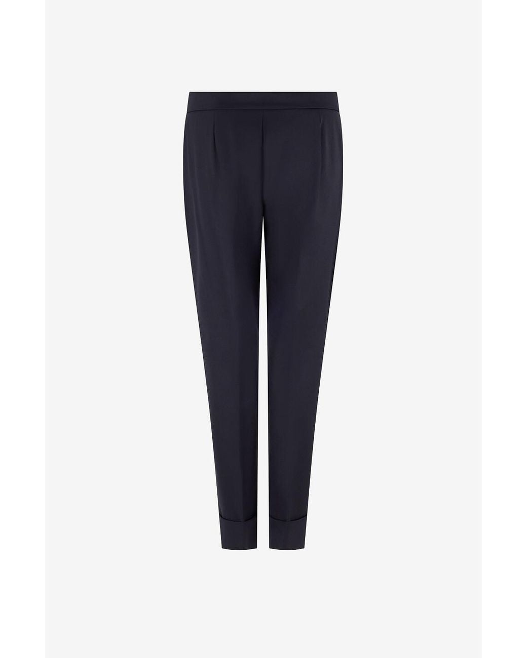 Herno Blue Logo Casual Pants