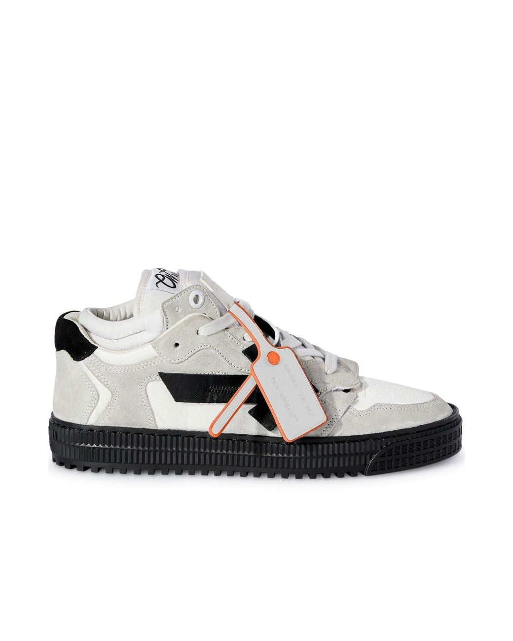 Off-White c/o Virgil Abloh White Floating Arrow Lace-Up Sneakers for men