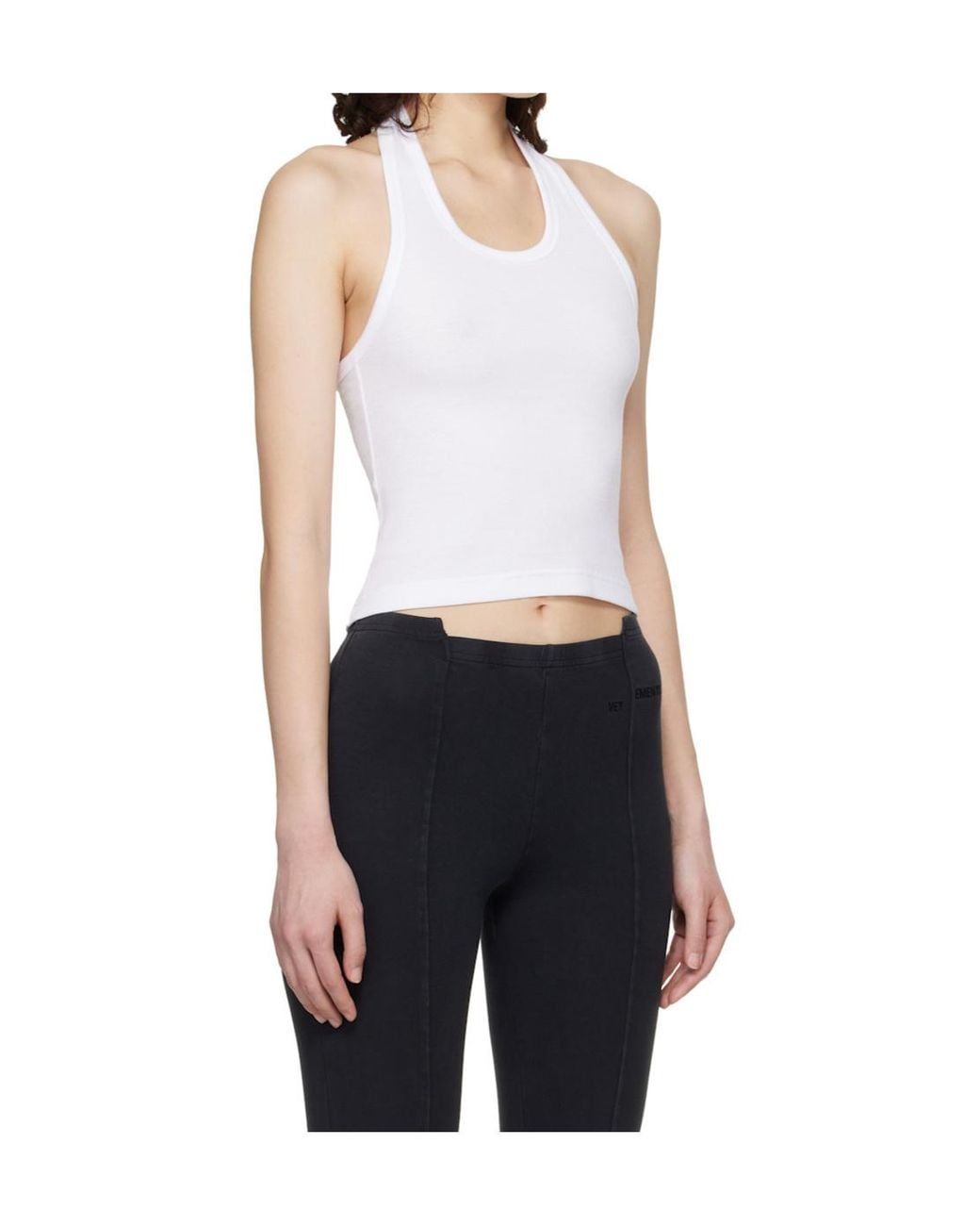 Vetements Blue Halter Neck Top