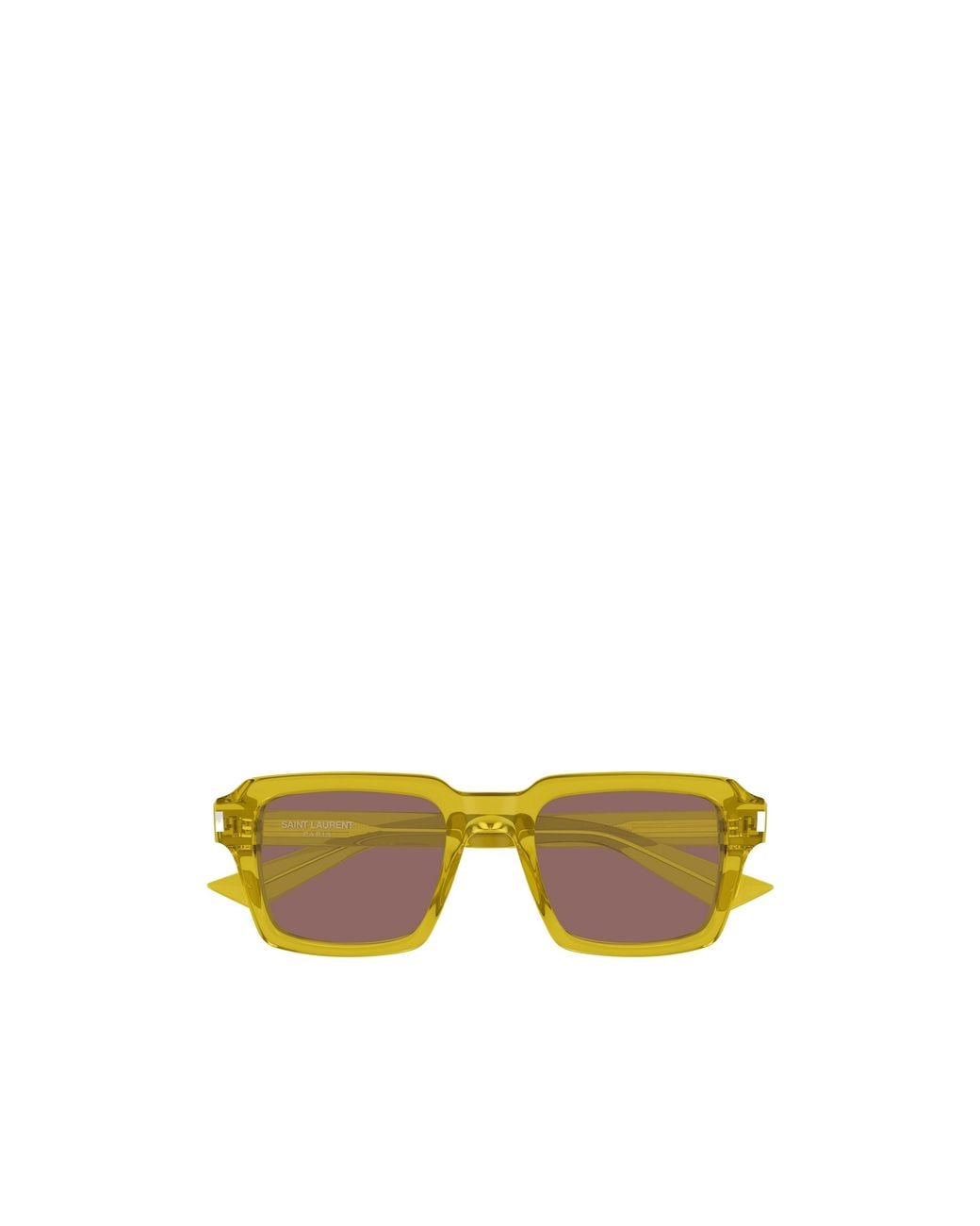 Saint Laurent Yellow Full-Frame Sunglasses for men