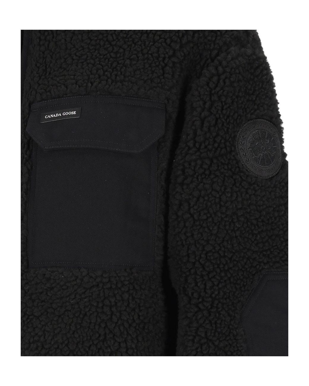Canada Goose Black Soren Zip-Up Fleece Jacket
