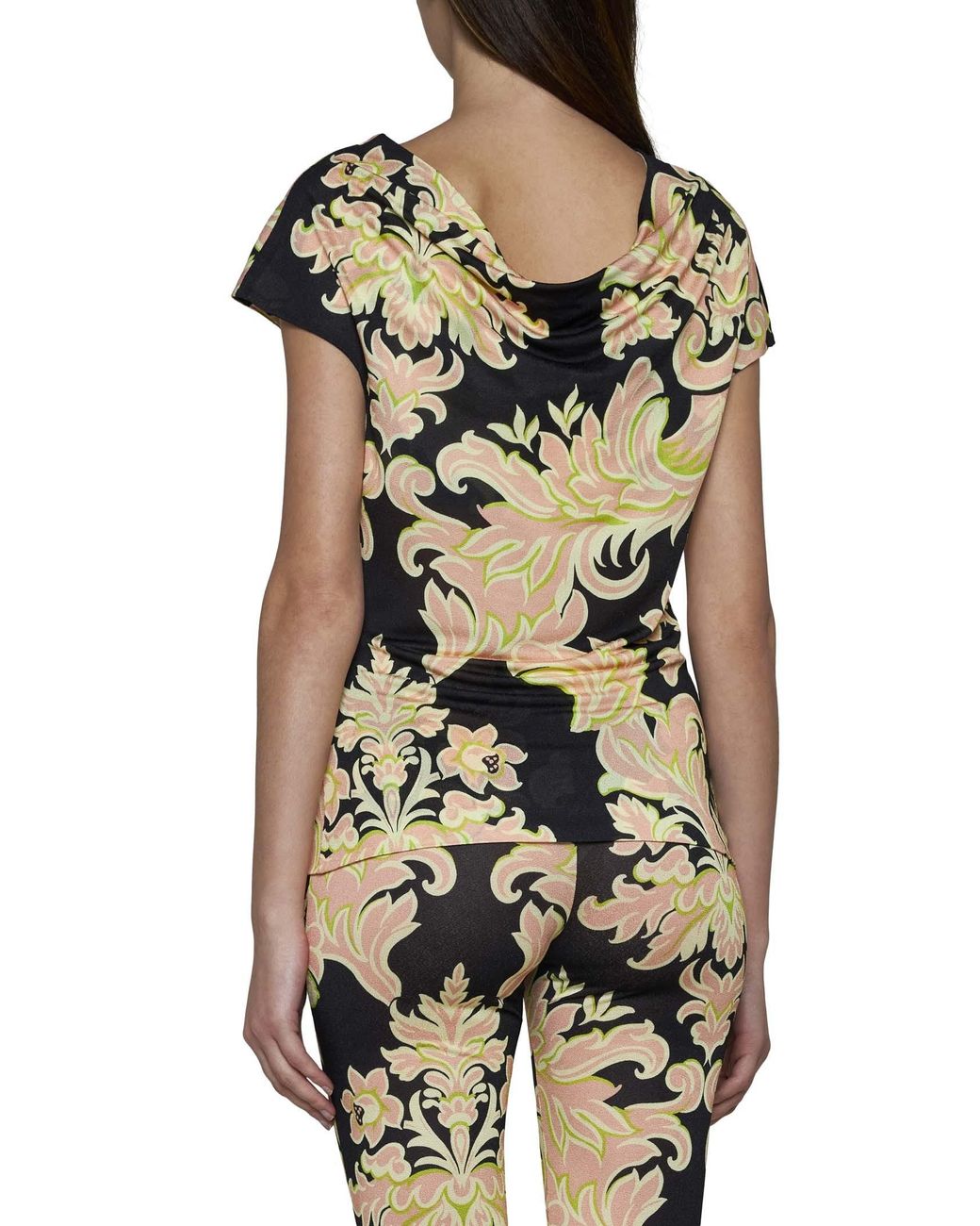 Etro Multicolor Allover Printed Top