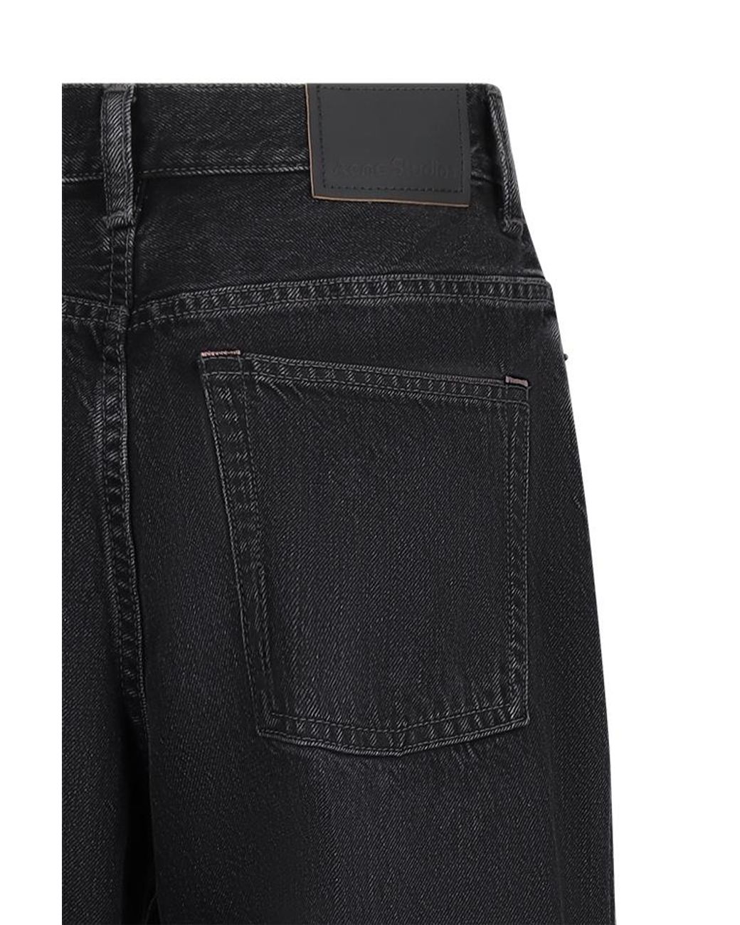 Acne Blue Relaxed Fit Flared Jeans