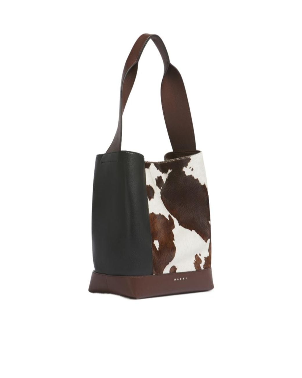 Marni White Animal Motif Shoulder Bag