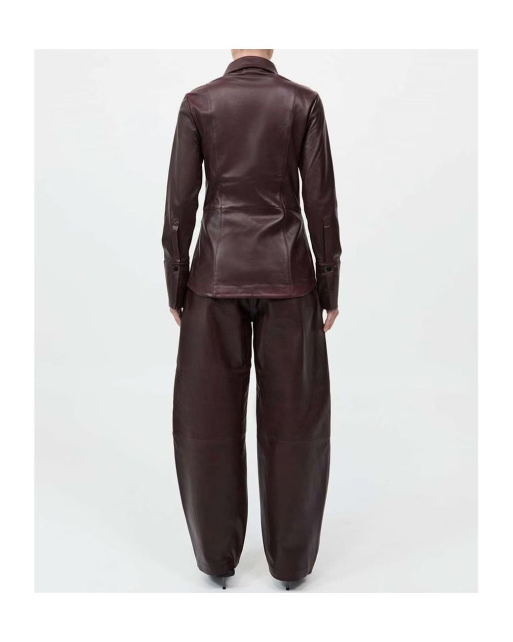St. Agni Purple Zipper Detail Track Pants