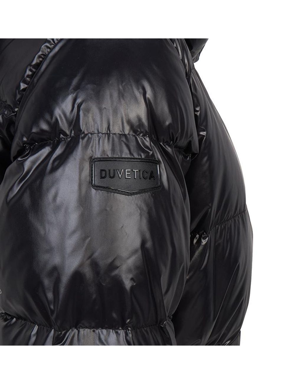 Duvetica Black Long-Sleeved Down Jacket