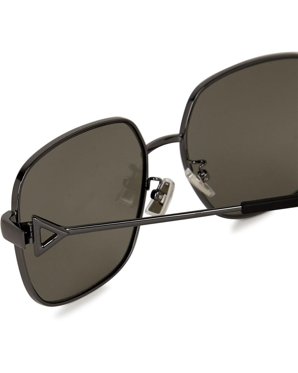 Bottega Veneta Metallic Metal Sunglasses