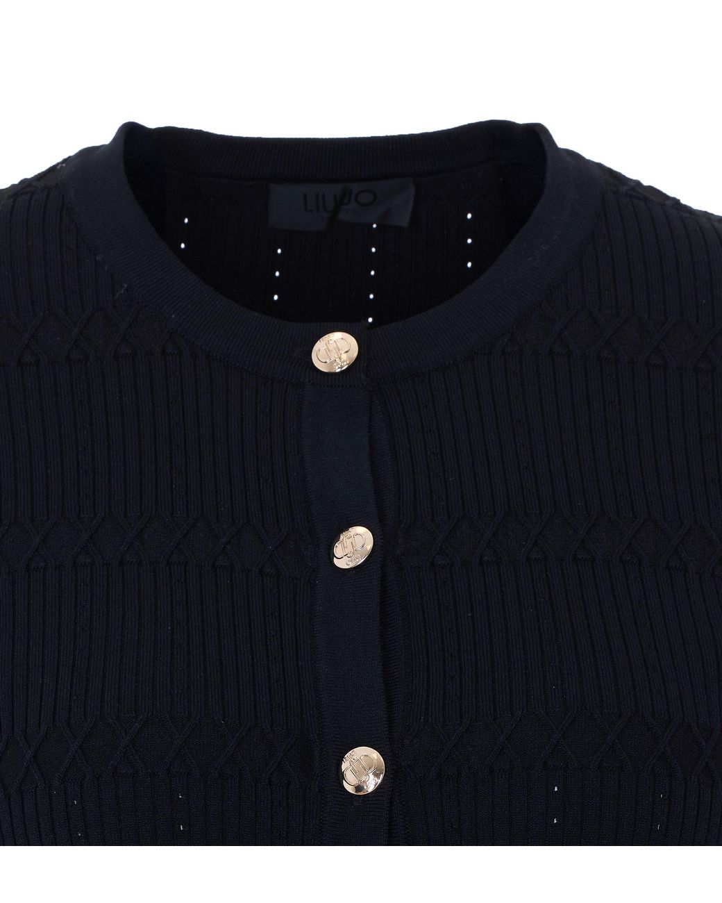 Liu Jo Blue Flounces Cardigan