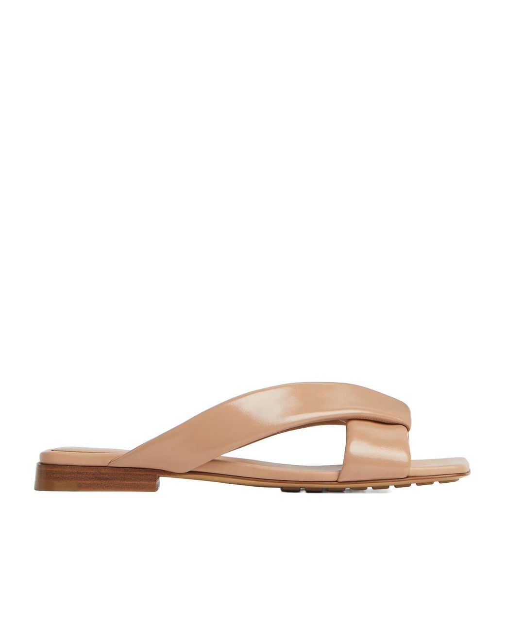 Bottega Veneta Brown Riva Flat Mule