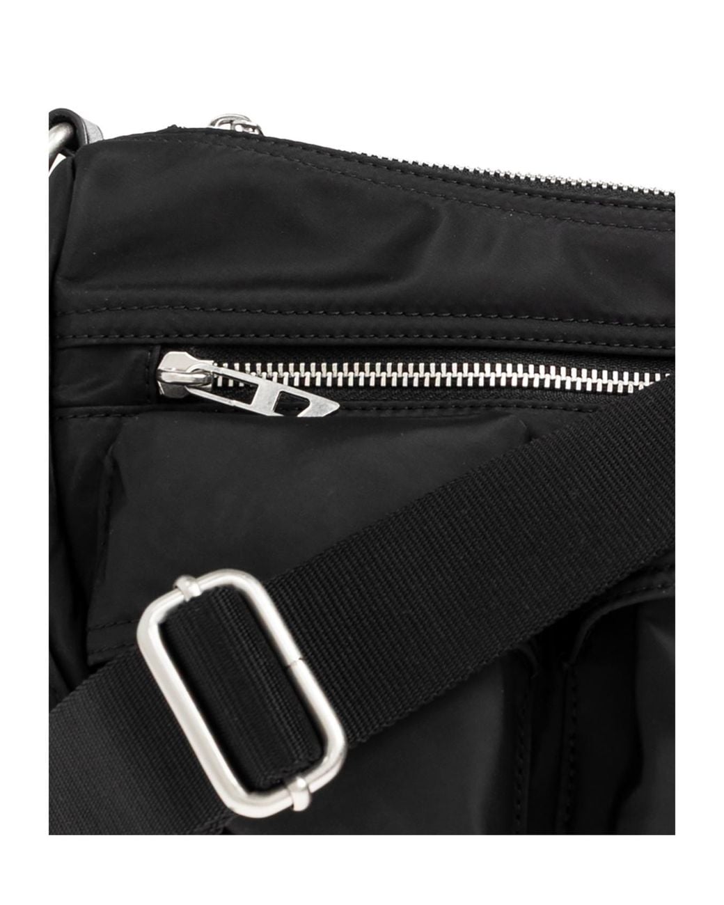 DIESEL Black Multi-Pkts Shoulder Bag for men
