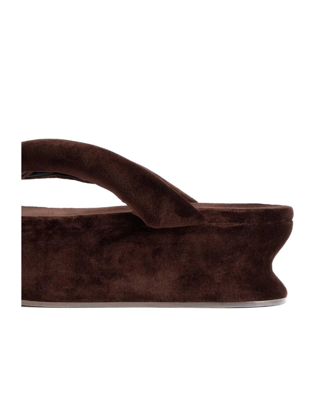 Balenciaga Brown Gaeta Thong Sandals